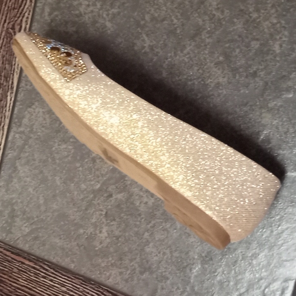 flats for women color gold - Picture 4 of 5